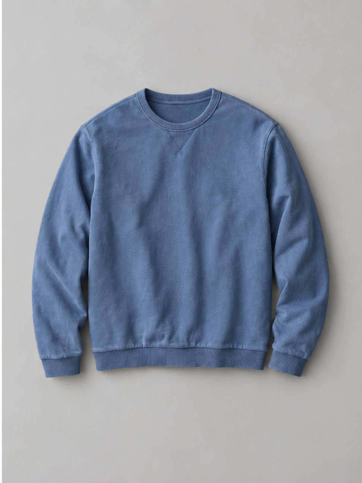 Sudadera Cuello Redondo - Azul Vaquero