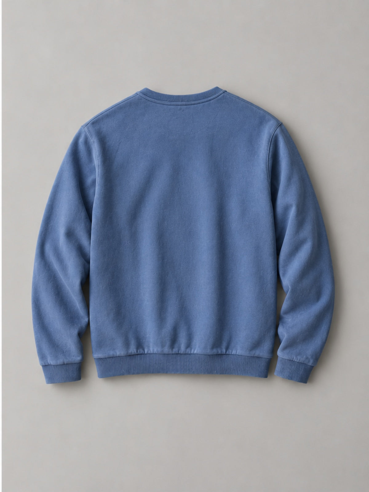 Sudadera Cuello Redondo - Azul Vaquero