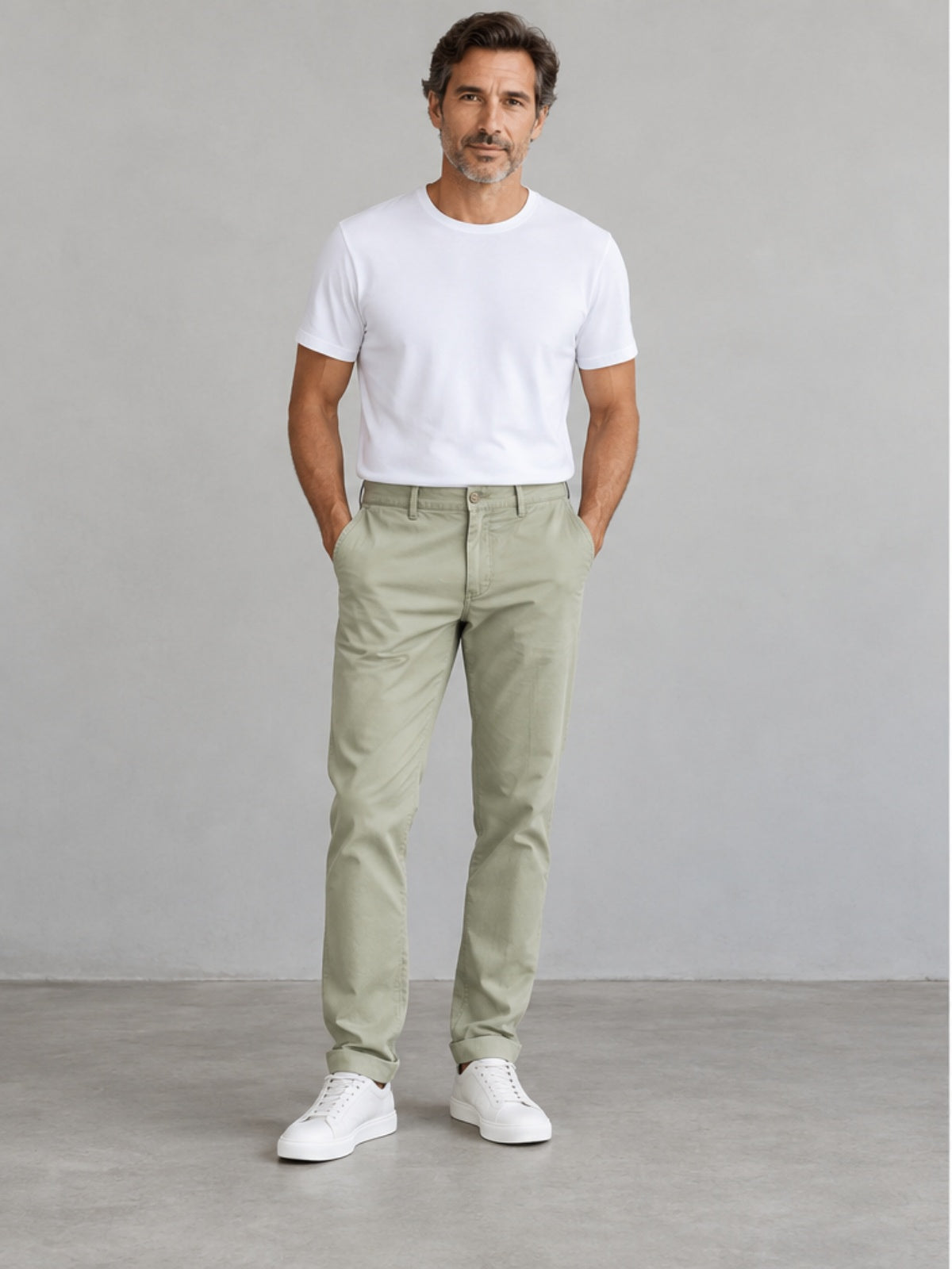 Pantalón Chino - Verde Salvia