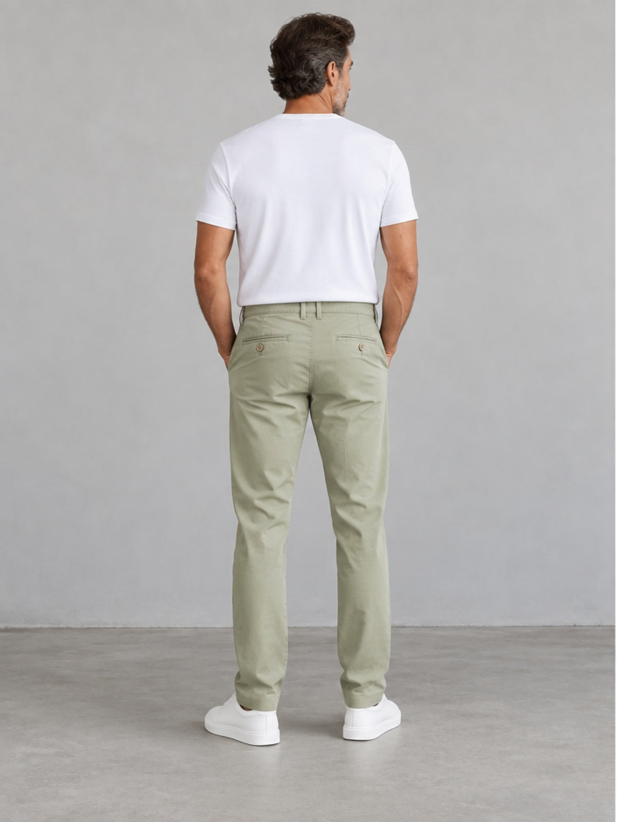 Pantalón Chino - Verde Salvia