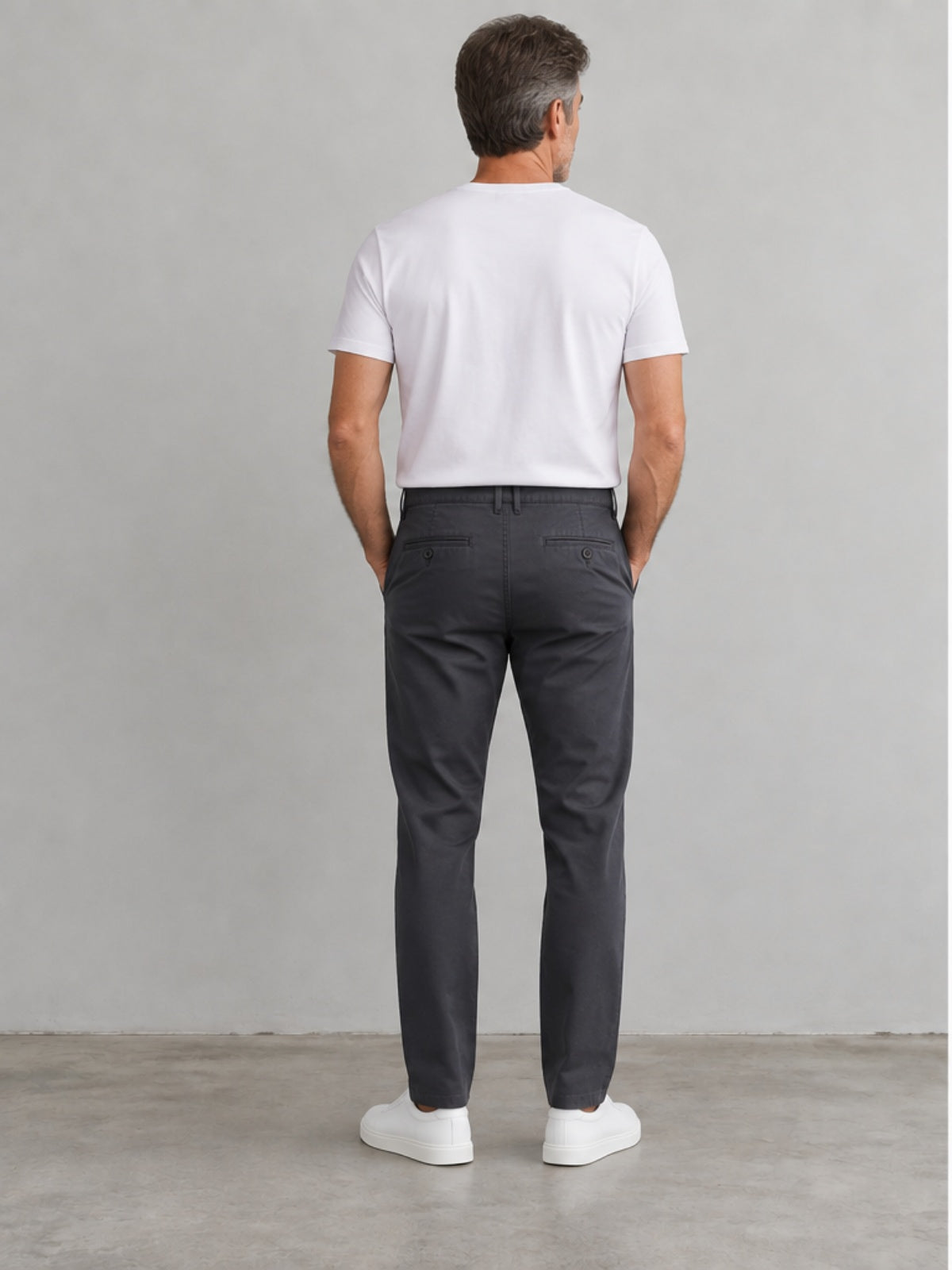 Pantalón Chino - Gris Antracita