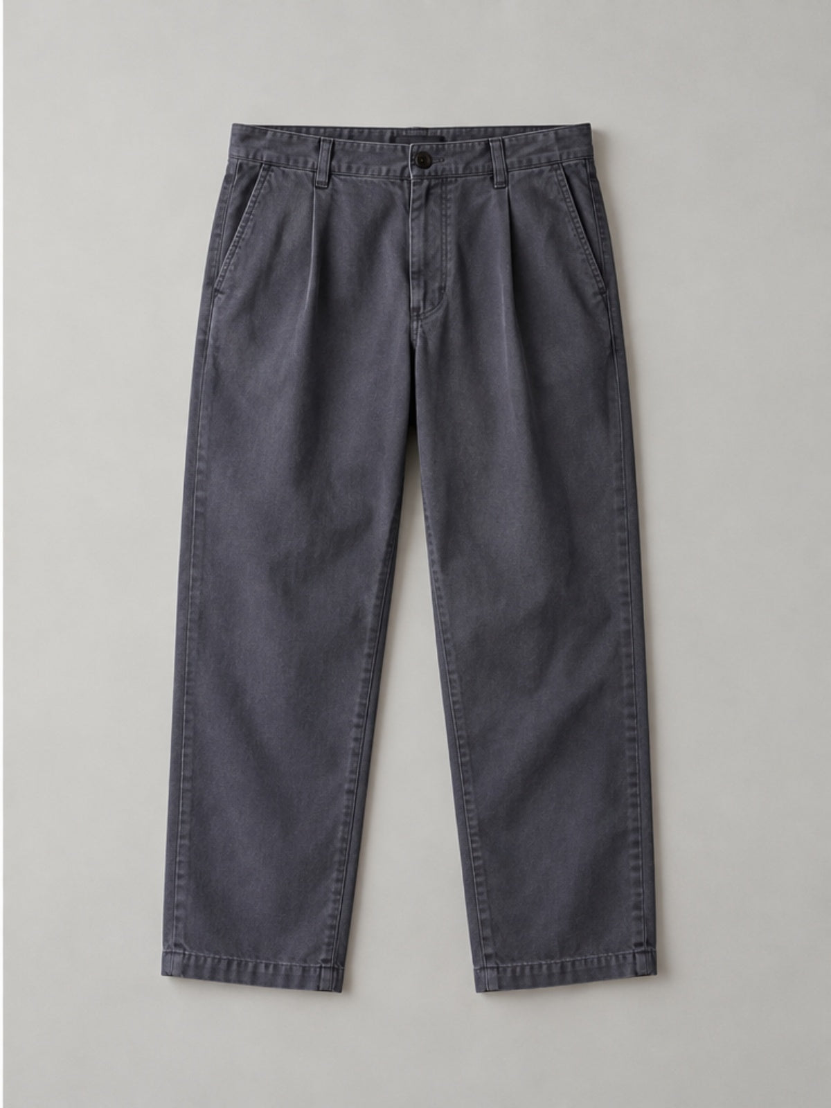 Pantalón de Pinzas - Azul Grisáceo
