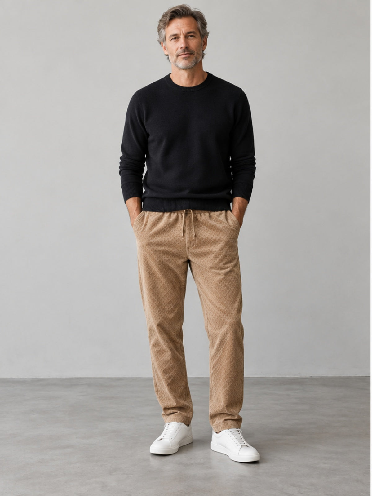 Pantalón Versátil con Cordón - Camel