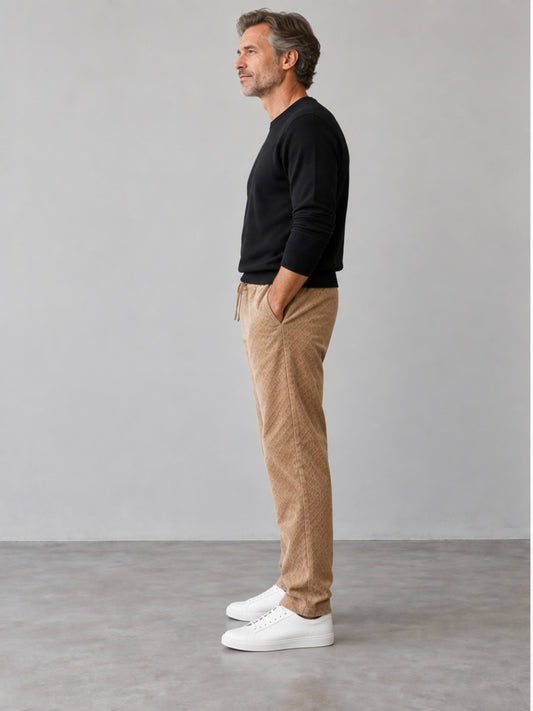 Pantalón Versátil con Cordón - Camel