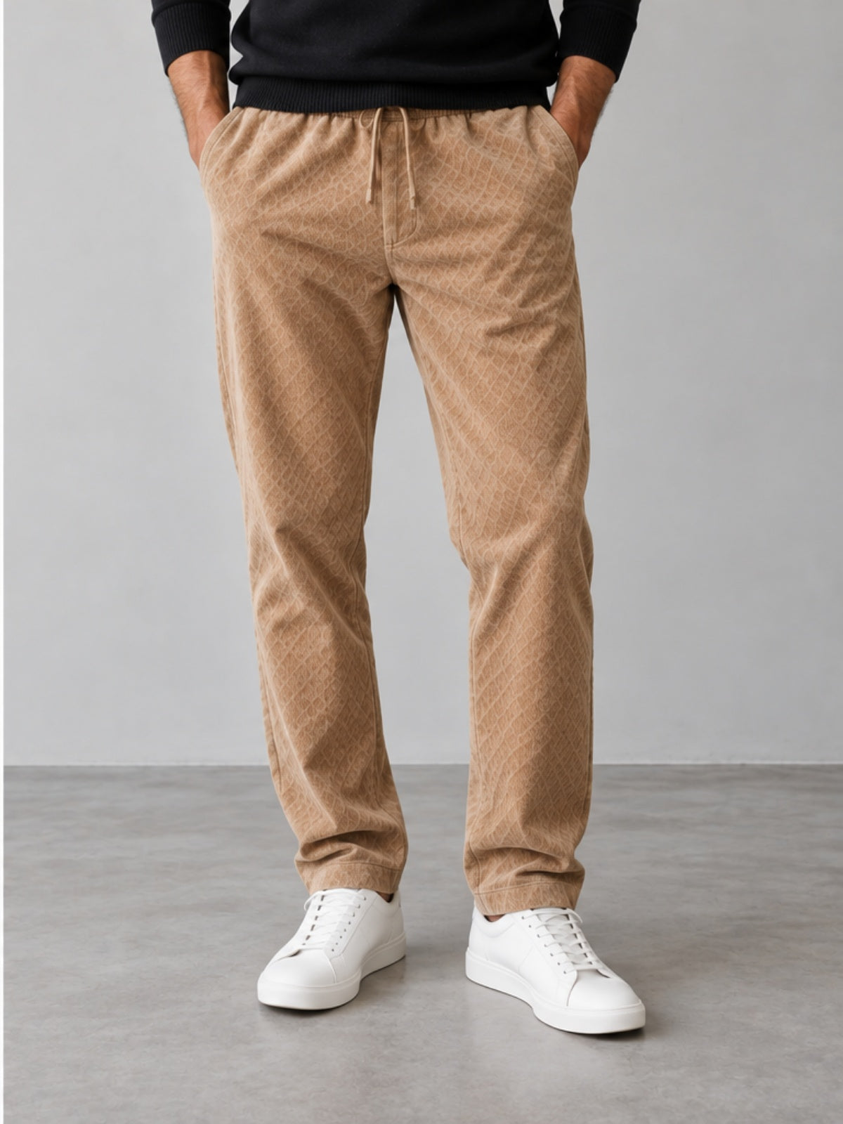 Pantalón Versátil con Cordón - Camel