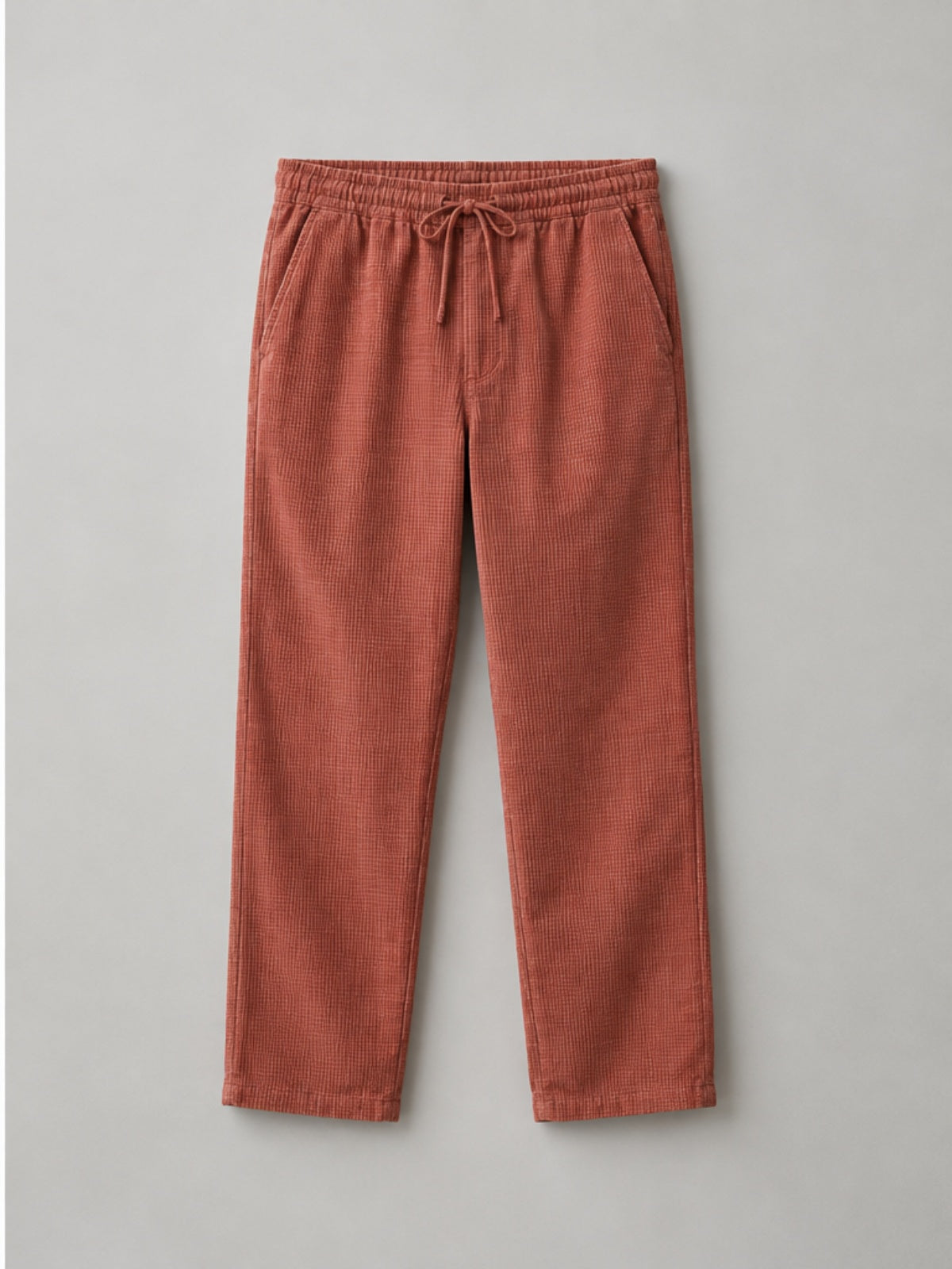 Pantalón Elegante con Cordón - Terracota