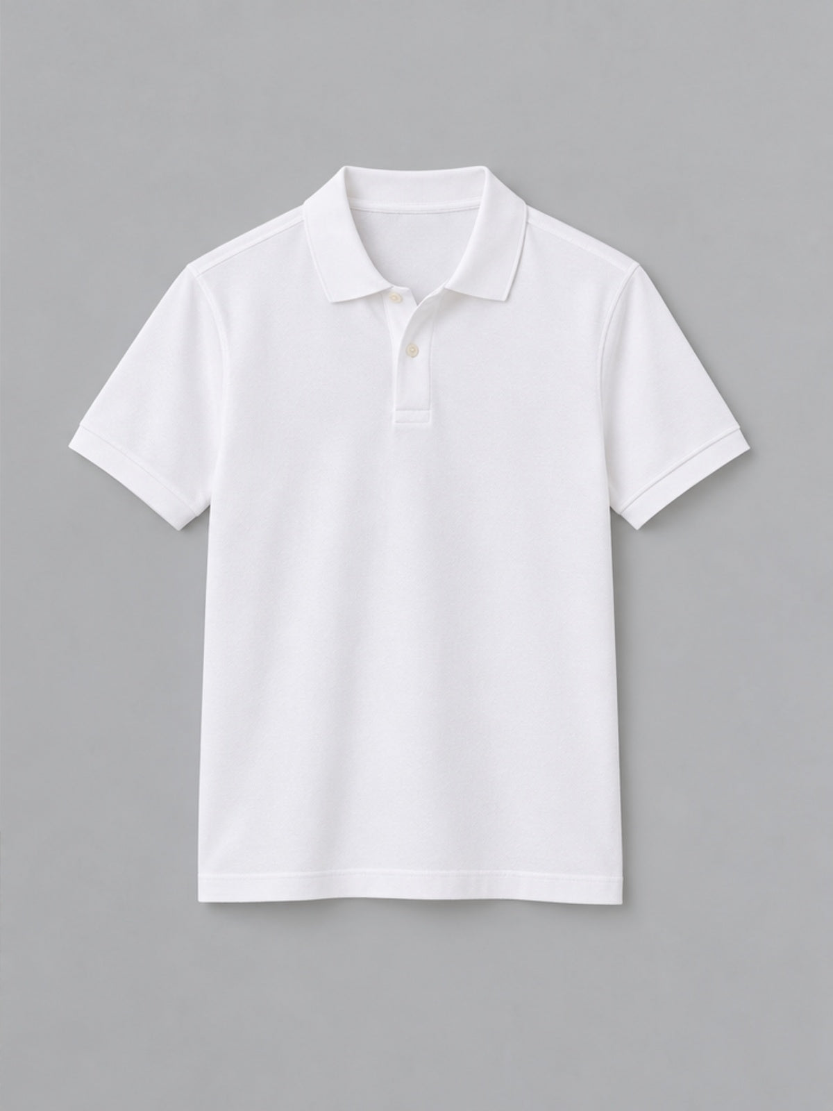 Polo Clásico Secado Rápido - Blanco
