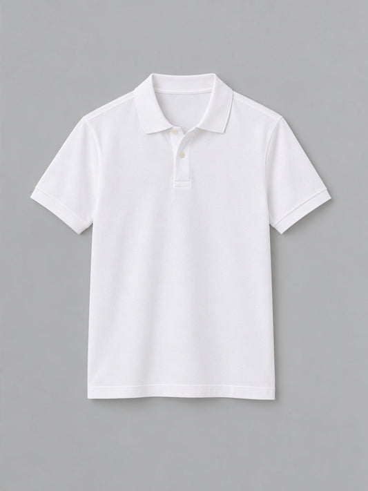 Polo Clásico Secado Rápido - Blanco