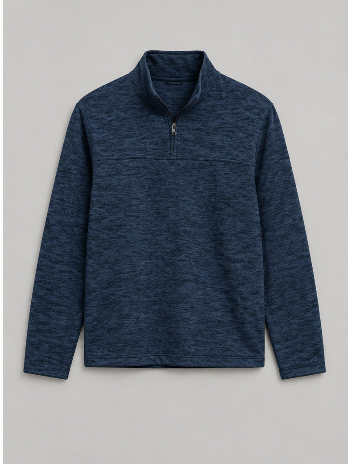 Jersey Suave Cuarto de Cremallera - Azul Marino
