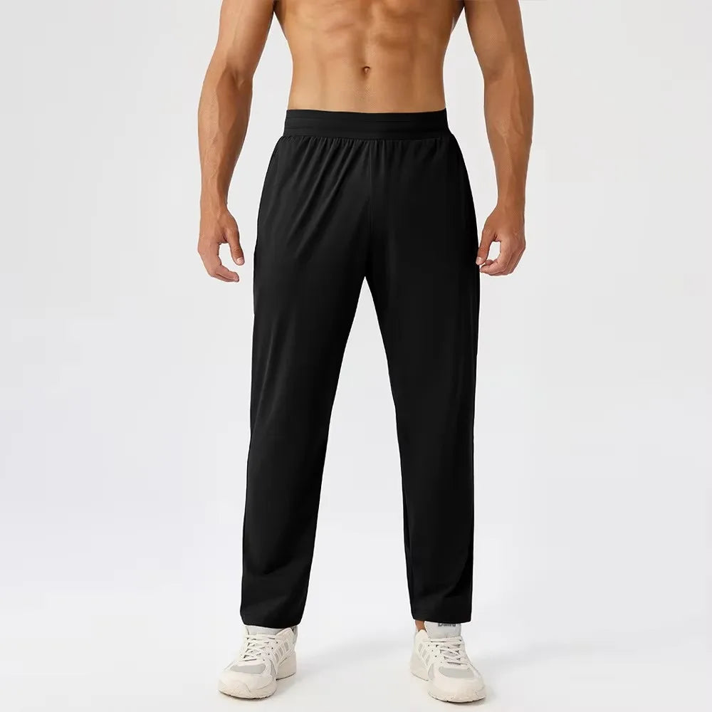 Pantalón Tech de Corte Recto - Negro