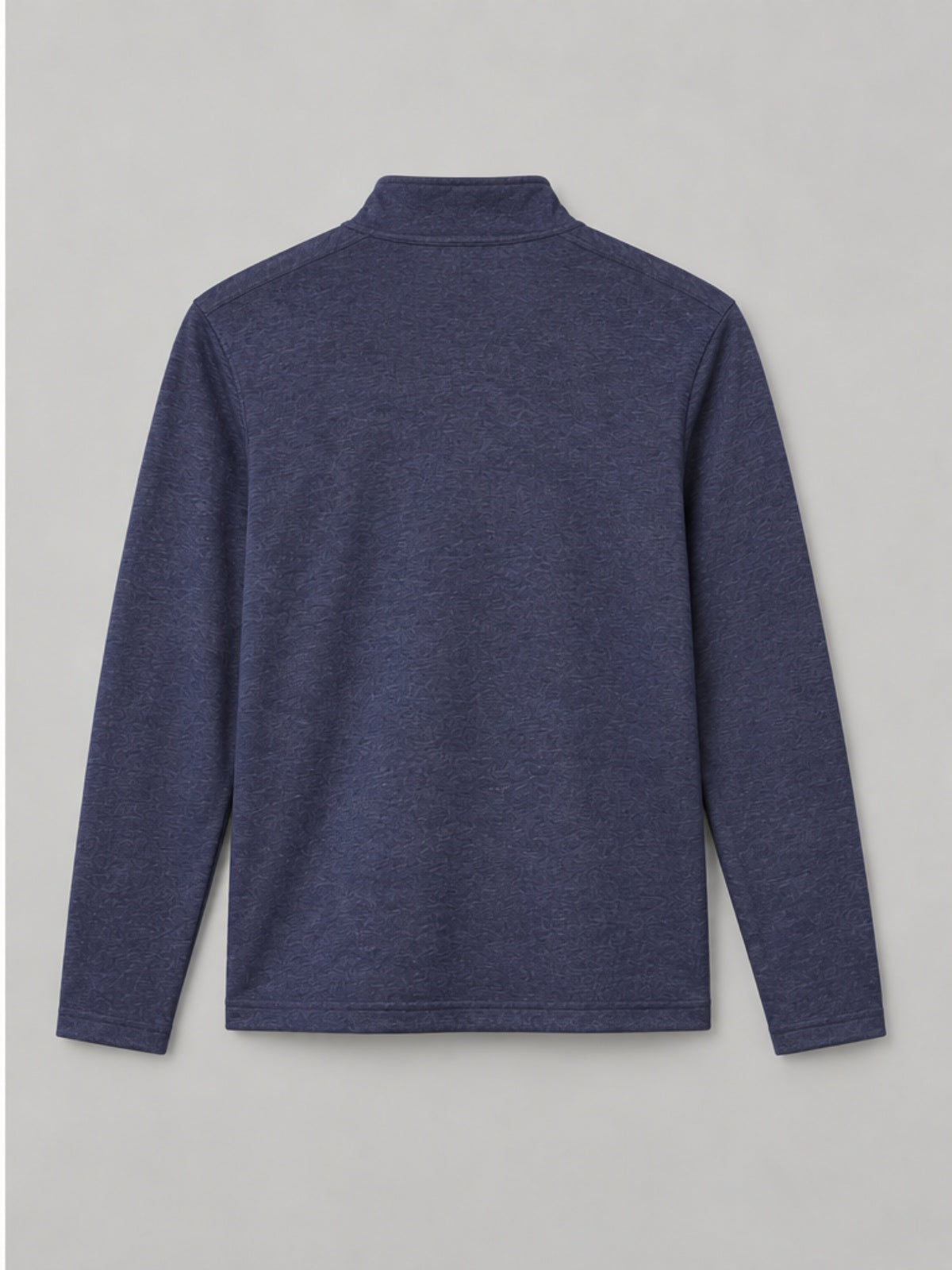 Jersey Cuello Alto Ligero Cuarto de Cremallera - Azul Oscuro