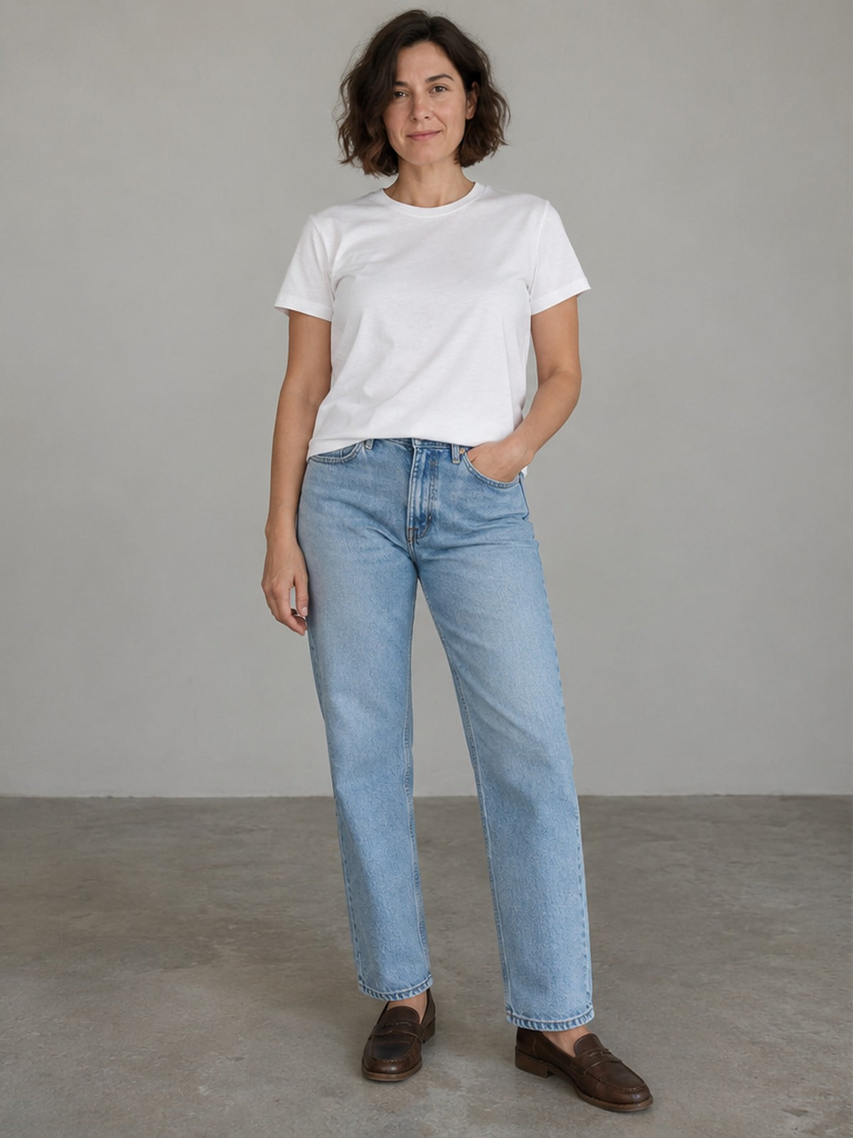 Camiseta Esencial - Blanco