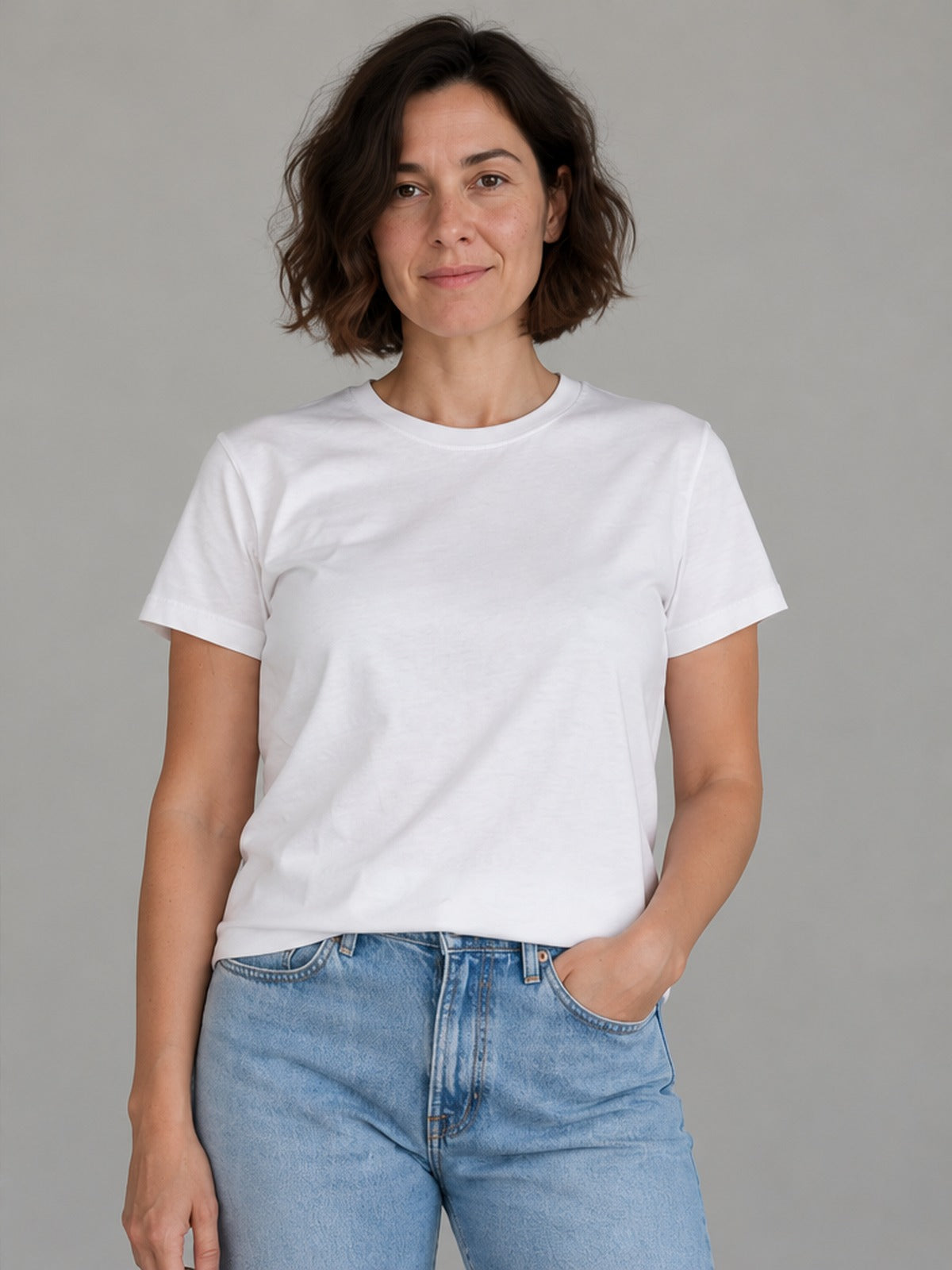 Camiseta Esencial - Blanco