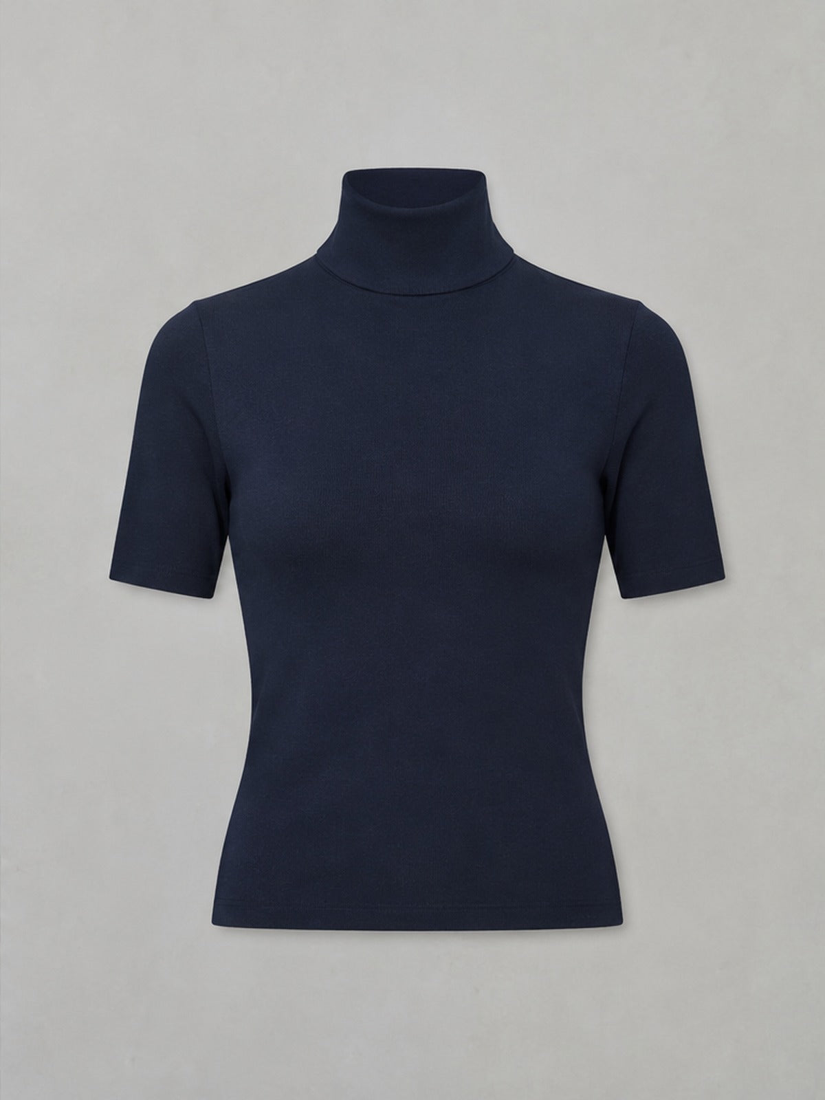 Camiseta Cuello Alto - Azul Marino