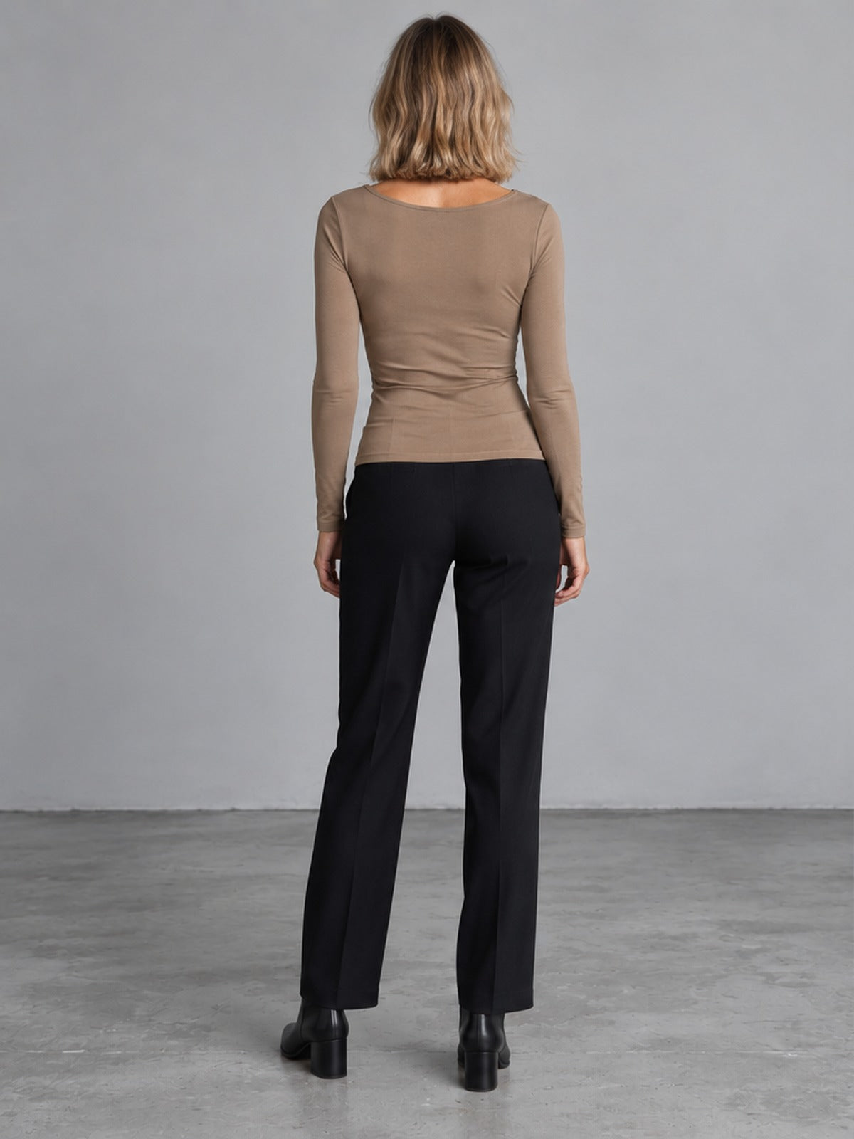 Camiseta Térmica Cuello Amplio - Camel