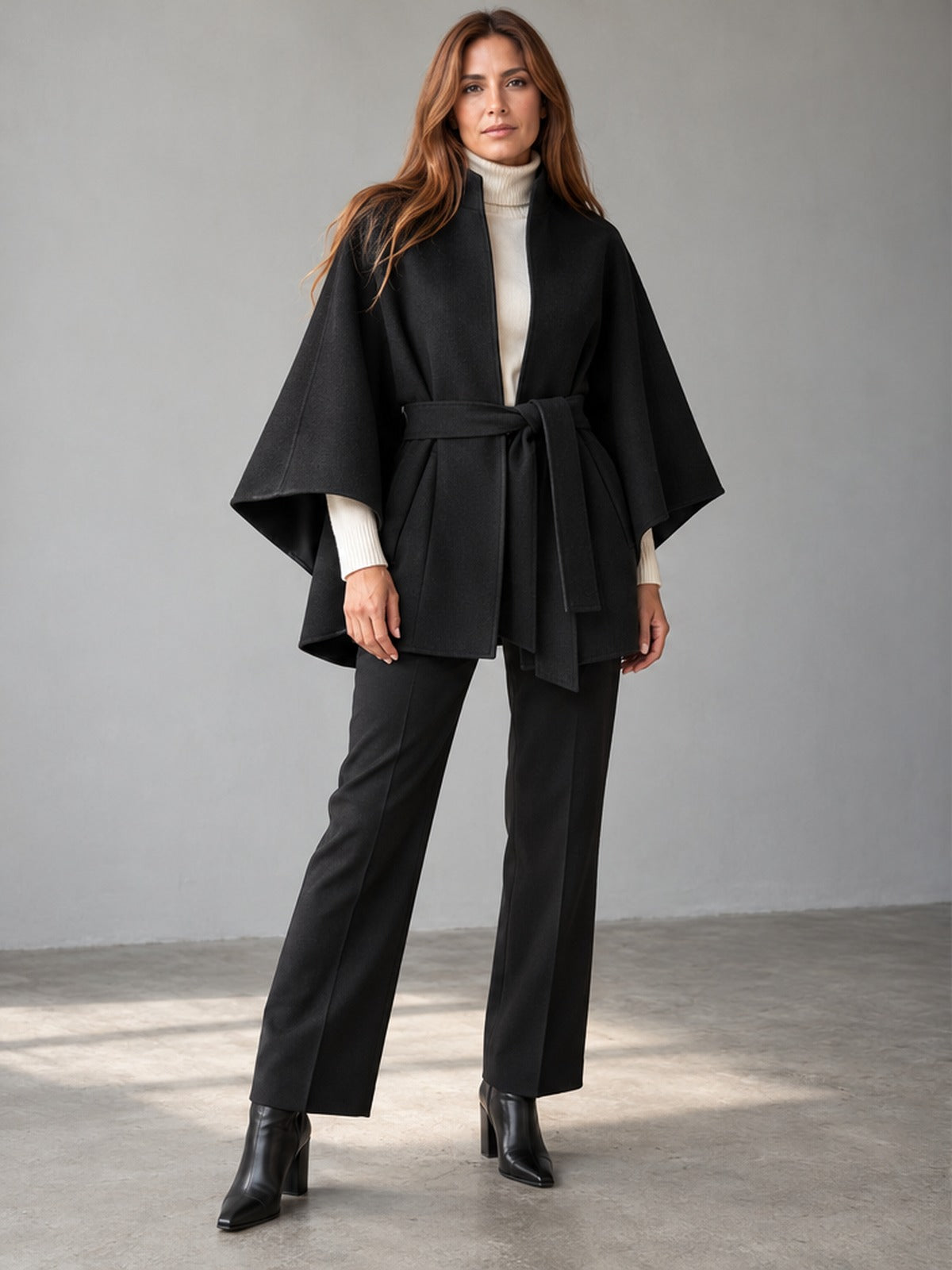 Capa Doble Faz Elegante - Negro