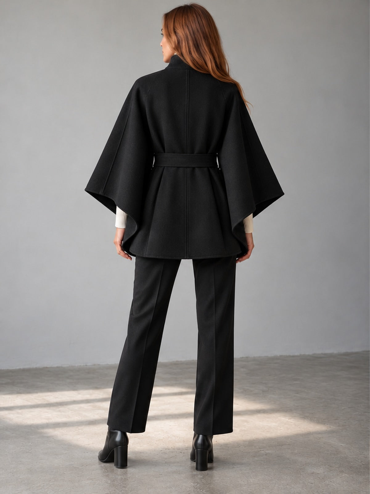 Capa Doble Faz Elegante - Negro