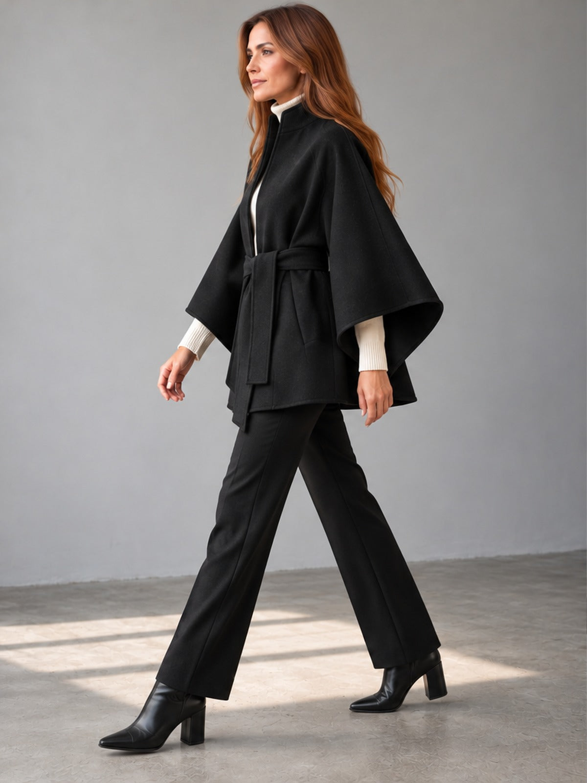Capa Doble Faz Elegante - Negro