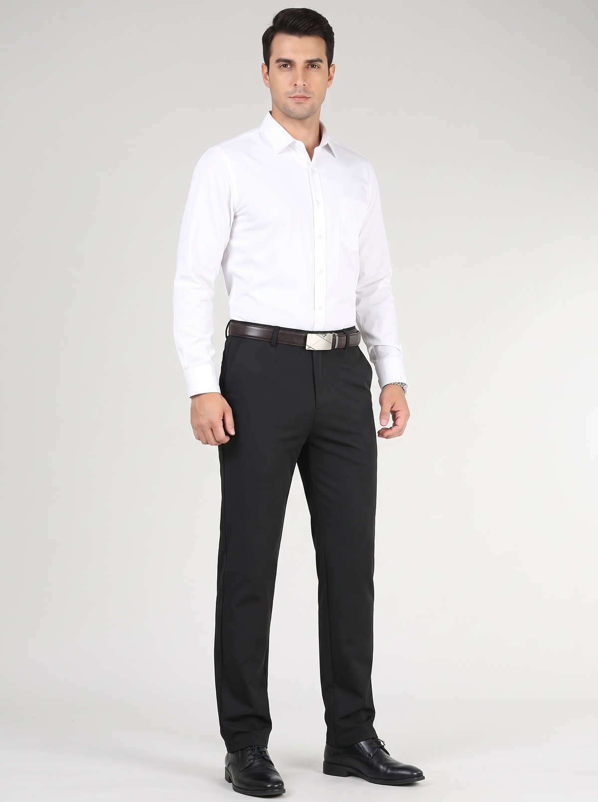 Pantalón de Vestir Elástico - Negro